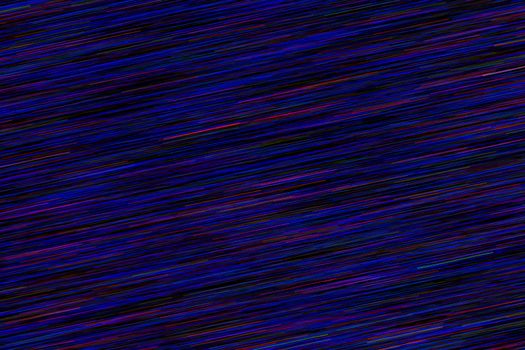 colored horizontal lines on black background made of camera tilt during exposure.
