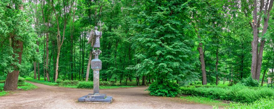 Bila Tserkva, Ukraine 06.20.2020. Alexandria park in Bila Tserkva, one of the most beautiful and famous arboretums in Ukraine, on a cloudy summer day.