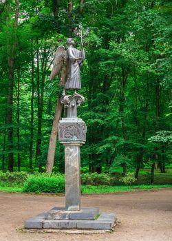 Bila Tserkva, Ukraine 06.20.2020. Alexandria park in Bila Tserkva, one of the most beautiful and famous arboretums in Ukraine, on a cloudy summer day.