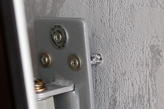 weak plastic dowels come out from wall and monitor or tv moun.