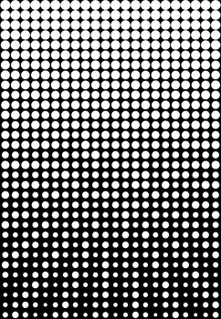 Simple black and white monochromatic halftone texture.