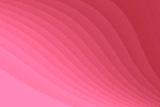 Light Pink Color Gradient Wave Abstract Illustration.