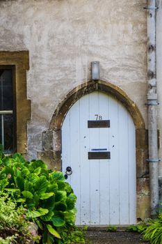 Front Door of a Beautiful Old English Cottage