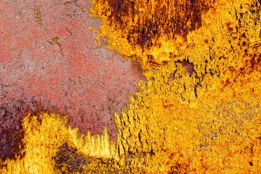 polyurethane spray insulating foam texture on concrete.