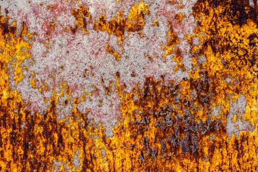 polyurethane spray insulating foam texture on concrete.