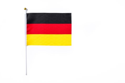 German flag isolated on white background.