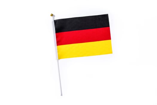 German flag isolated on white background.