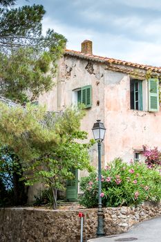 Typical house in the south of France in Saint-Tropez