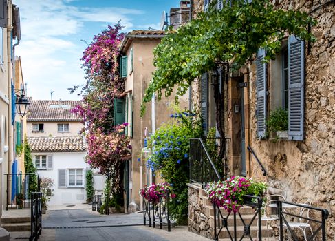 Typical house in the south of France in Saint-Tropez