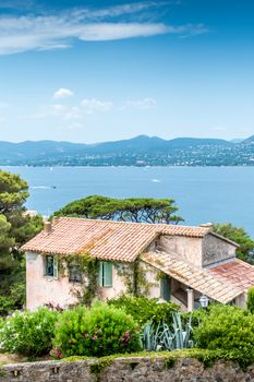 Typical house in the south of France in Saint-Tropez