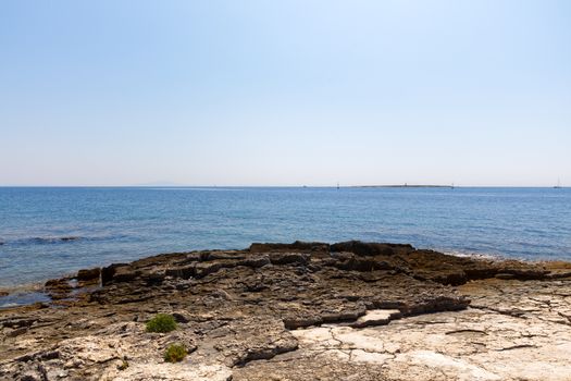 Shores of an island in the mediterraneans scenic photo