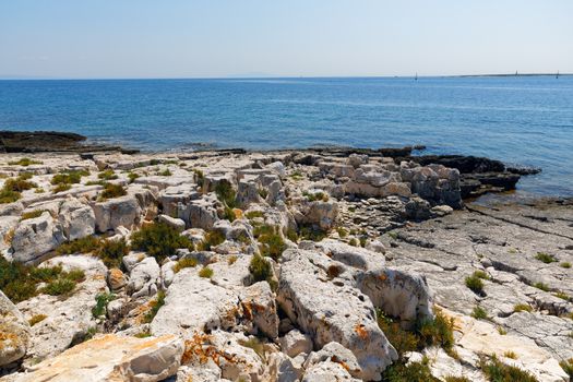 Shores of an island in the mediterraneans scenic photo