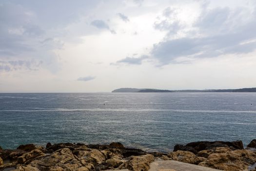 Shores of an island in the mediterraneans scenic photo