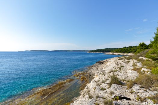 Shores of an island in the mediterraneans scenic photo