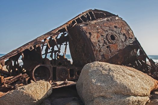 The trawler Aristea was built in 1934 in Scotland, served as a minesweeper in WWII and ran aground on 4th July 1945 near Hondeklip Bay with the loss of one life.