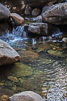 The Mahai River in Royal Natal National Park. Kwa-Zulu Natal. South Africa