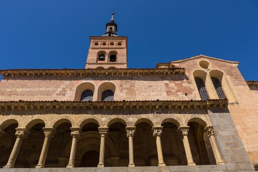 San Martin cathedral, old building, Segovia. Spain