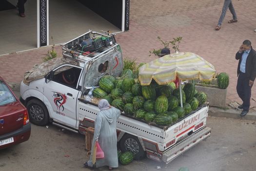 life in a moroccan street. High quality Photo.