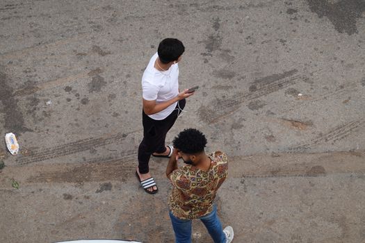 life in a moroccan street. High quality Photo.