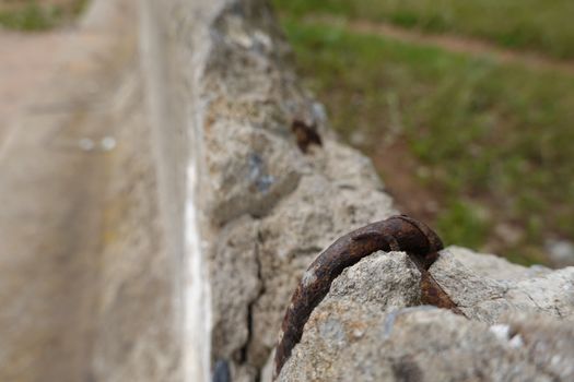 a brown rock in a High quality Photo.