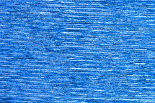 Blue flat short hard fluff dense fabric background, close up without any blurring