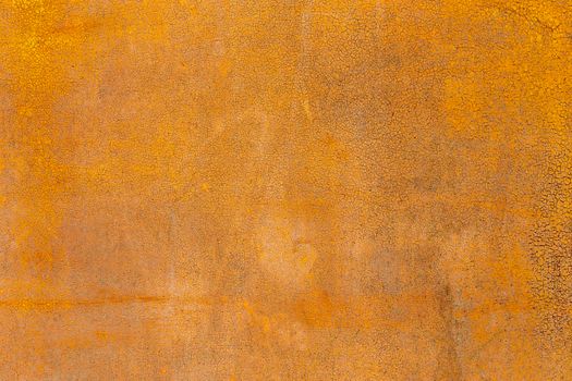 fine-grained craquelures and rust on old painted flat surface