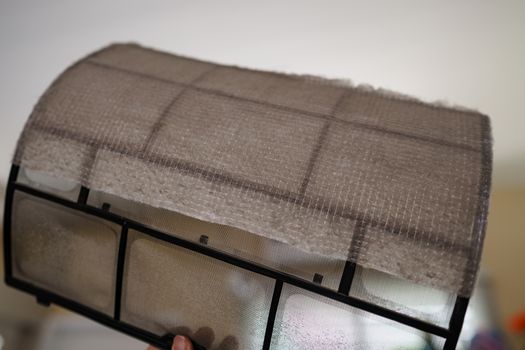 Dirty air conditioner filter need cleaning