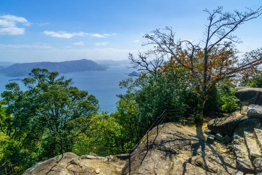 View of the top of Mount Misen, in Miyajima (Itsukushima) Island, Japan