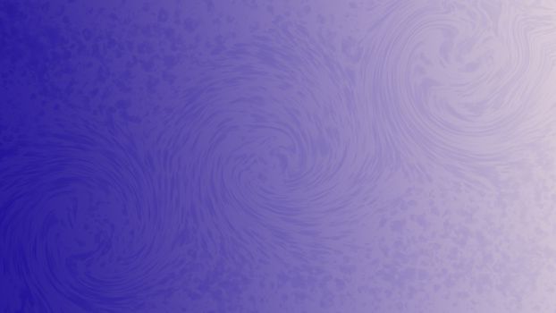 Blue gradient background. Faded and blurred textured surface with 3 twirls on it. Illustration