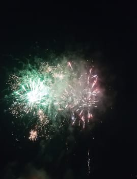 Beautiful firework at night