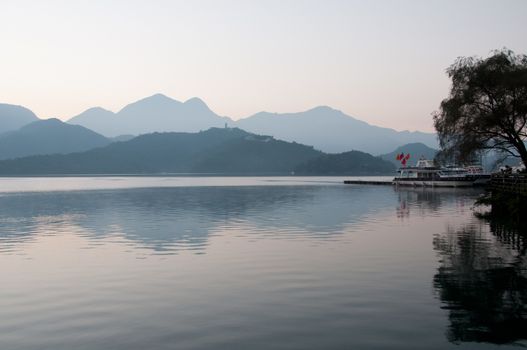 Calm Sun Moon Lake Taiwan