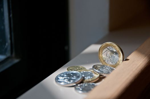 Various Singaporean coins