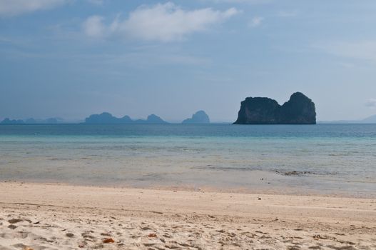 Wonderful sunny beach in Phuket Thailand