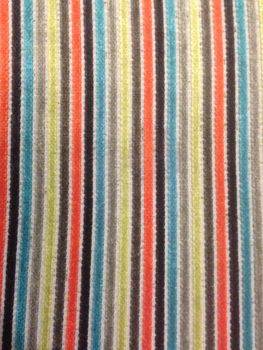 Multicolour lines fabric cotton