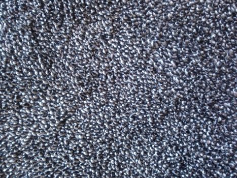 Grey office cotton rug carpet close up