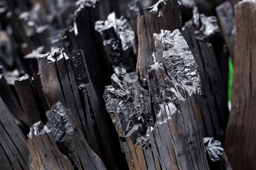 Natural wood charcoal, traditional charcoal or hard wood charcoal.