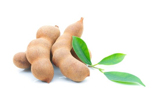 Sweet tamarind on a white background