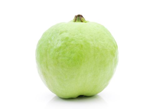 Guava fruit on a white background