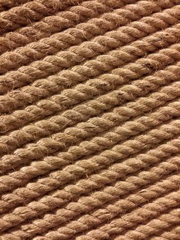 Real big rough and tough rope texture and closeup.