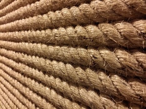 Real big rough and tough rope texture and closeup.