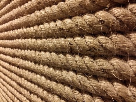 Real big rough and tough rope texture and closeup.