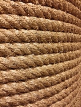 Real big rough and tough rope texture and closeup.