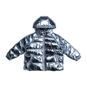 Down jacket isolated on white with clipping path