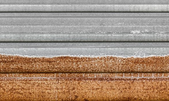 Metal attacked by rust. Ideal graphic resource for renewal and maintenance concepts.