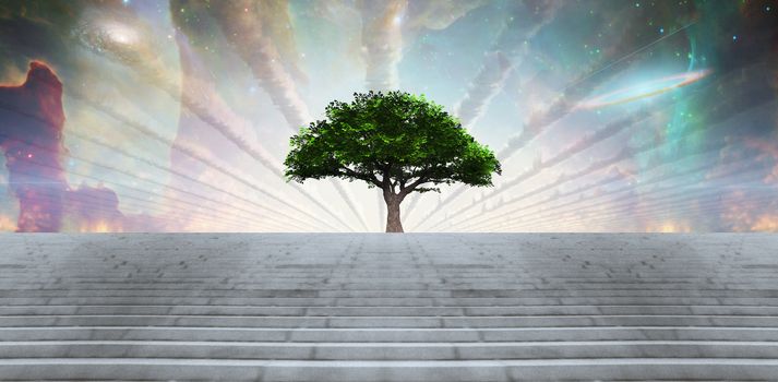 Tree of Life. 3D rendering