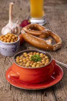 fried batter pearls in a soup