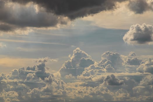 Beautiful blue sky with clouds background.Sky clouds, Sky with clouds weather nature cloud blue. Inspirational concept.