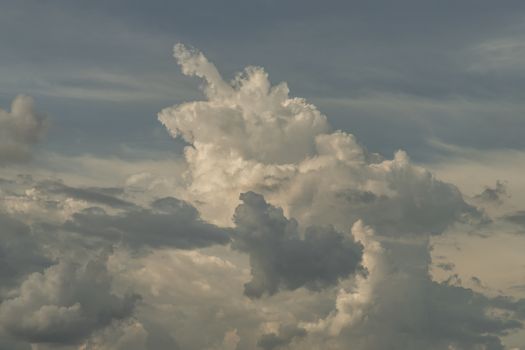Beautiful blue sky with clouds background.Sky clouds, Sky with clouds weather nature cloud blue. Inspirational concept.