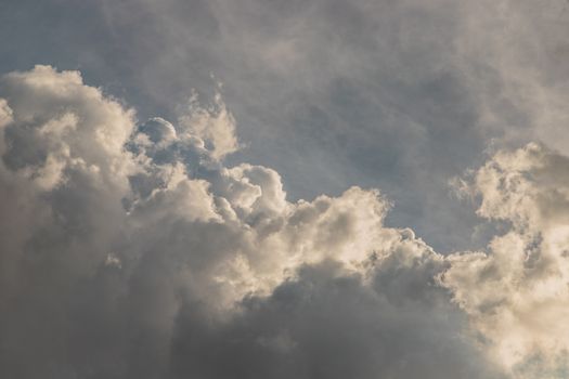 Beautiful blue sky with clouds background.Sky clouds, Sky with clouds weather nature cloud blue. Inspirational concept.