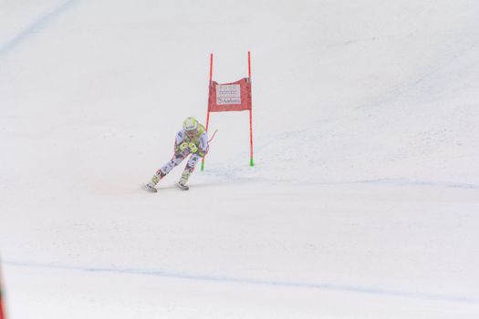 SKI WORLD FINALS DOWNHILL WOMAN  race of the FIS Alpine Ski World Cup Finals at Soldeu-El Tarter in Andorra, on March 12, 2019